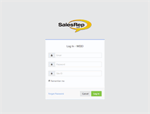 Tablet Screenshot of livehelp.salesrep.com